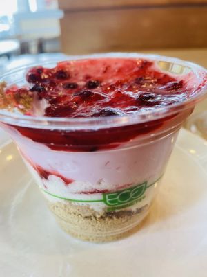 Strawberry Cheesecake parfaitt  at Native Foods in Glendale