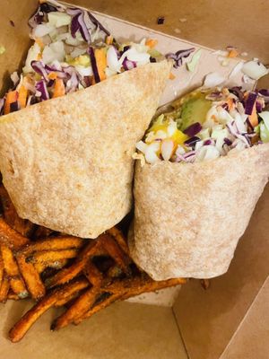 Thai Mango wrap - ok  at Native Foods in Glendale