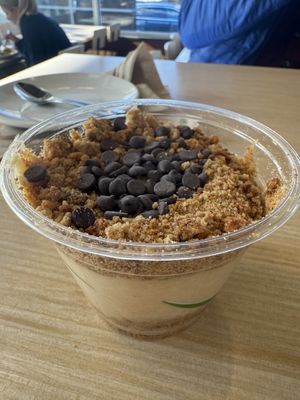 PB Parfait yummm  at Native Foods in Glendale