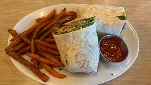 Hot med wrap   at Native Foods in Glendale