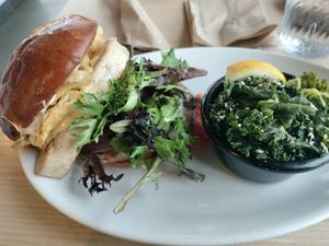 Chicken sandwich at Native Foods in Glendale