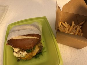 Jalapeño Burger at Native Foods in Glendale