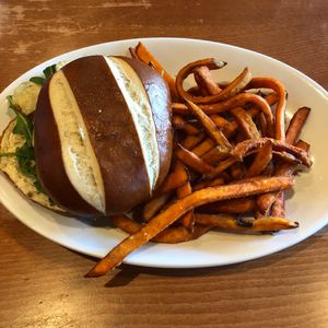 “Crazy good grilled chicken sandwich” at Native Foods in Glendale