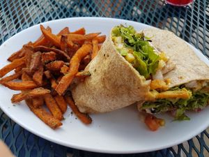 Really large choice! Some dishes are unexpectedly spicy though at Native Foods in Glendale