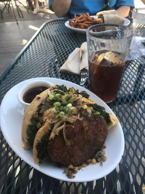 Chicken and Waffles.  at Native Foods in Glendale