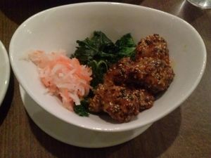 Japanese chicken bites at Native Foods in Glendale