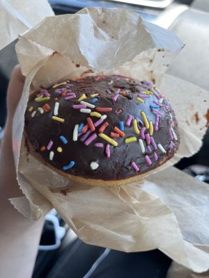   at Rainbow Bakery in Bloomington