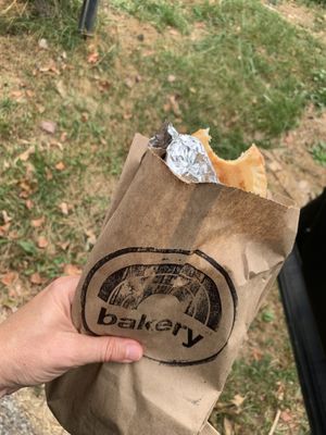 Samosa hand pie! Outstanding! 🌱  at Rainbow Bakery in Bloomington