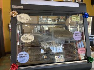 Savory items  at Rainbow Bakery in Bloomington
