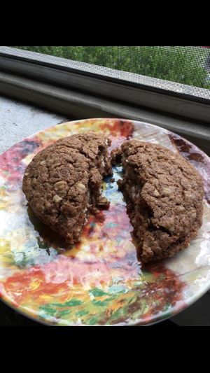 Oatmeal creme pie!! at Rainbow Bakery in Bloomington