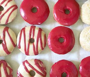 Donuts at Rainbow Bakery in Bloomington