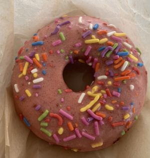 Homer donut  at Rainbow Bakery in Bloomington