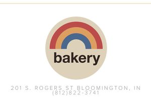 Logo at Rainbow Bakery in Bloomington
