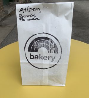 Yes! Ready on patio. at Rainbow Bakery in Bloomington