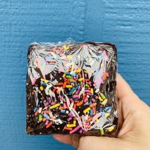 Cosmic brownie at Rainbow Bakery in Bloomington