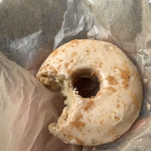 Cookie butter donut! at Rainbow Bakery in Bloomington