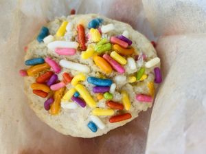 Sugar cookie - SO good at Rainbow Bakery in Bloomington
