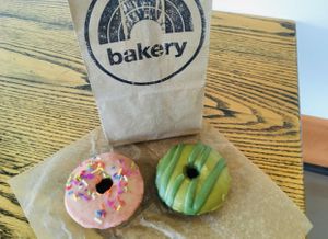 Donuts! at Rainbow Bakery in Bloomington