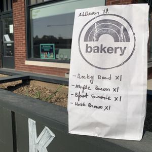 Morning goodness! at Rainbow Bakery in Bloomington