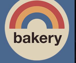 Logo at Rainbow Bakery in Bloomington