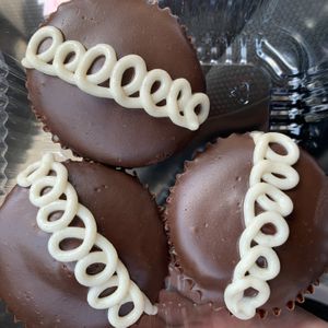 Cupcake magic! at Rainbow Bakery in Bloomington