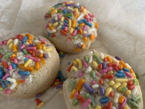 Sugar cookies... My favorite! at Rainbow Bakery in Bloomington