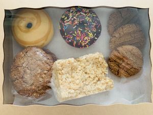 Happiness... at Rainbow Bakery in Bloomington