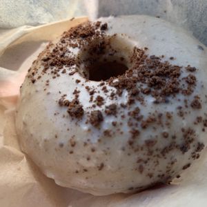 Thin Mint Donut at Rainbow Bakery in Bloomington