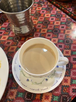 Masala chai   at Little India Restaurant  in Yeosu
