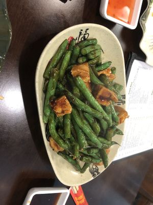 V1 sauté string bean   at Chen Vegetarian House in West Reading
