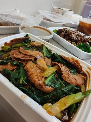 Black pepper seitan at Chen Vegetarian House in West Reading