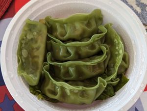 Steamed dumplings at Chen Vegetarian House in West Reading