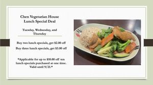  at Chen Vegetarian House in West Reading