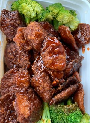 Orange Flavored Chickenn  at Chen Vegetarian House in West Reading
