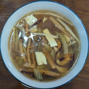 Hot and Sour Soup at Chen Vegetarian House in West Reading
