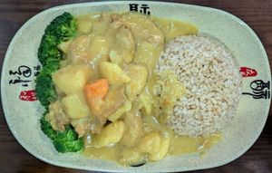 Curry Chicken at Chen Vegetarian House in West Reading