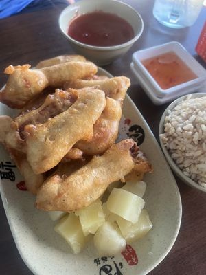 Great dipping sauces!  at Chen Vegetarian House in West Reading