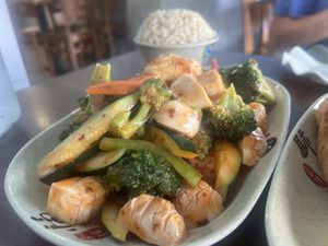 Some seafood thing. Wonderful   at Chen Vegetarian House in West Reading