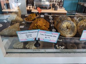 savouries at Strawberry Blonde Bakery in Ottawa