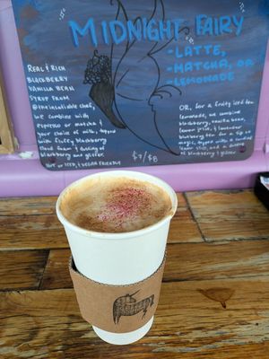 Midnight fairy at The Galaxy Coffee  in Columbus