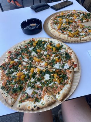 Vegan Pizzaa  at Bar El Cafetin in Asturias