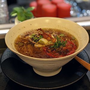 Vegan Shoyu With Truffle Pepper Ramen at MENSHO TOKYO SG in Central Singapore