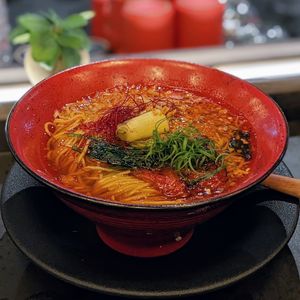 Vegan Spicy Yuzu Ramen at MENSHO TOKYO SG in Central Singapore