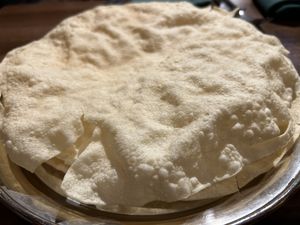 Popadoms  at Babaji in Sunderland