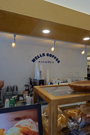 Cafe with vegan options at Wells Coffee & Sandwich  in Seoul
