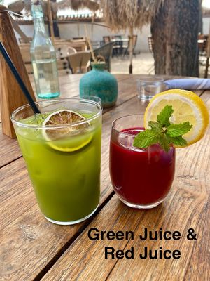 Juices  at Jacumba Hot Springs Hotel in Jacumba