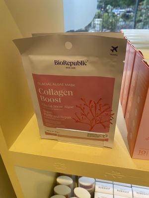 Vegan collagen mask  at Pop Up Grocer in New York City