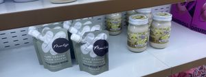 Cashew cream and banana coconut cream   at Pop Up Grocer in New York City