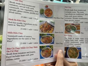   at Tam Khoi Vegetarian Foods in Hanoi