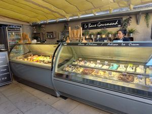 Ice cream at Le Baux Gourmand in Les Baux-de-provence